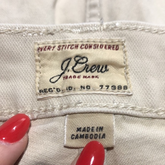 J.Crew tan slim leg jeans size 30x32 - Picture 10 of 13